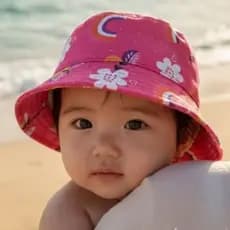 Chapéu Bucket bebê RECEM NASCIDO infantil Menina boné praia casual proteção solar Uv Dino Tubarão