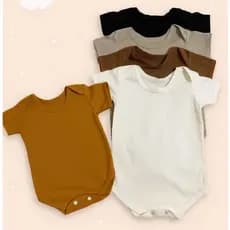 Body Liso Infantil para Bebe 100% Algodão