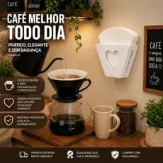 Porta Filtro De Café Parede Filtro 102/103 Branco