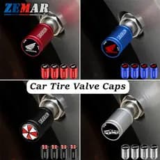 2/4 Unidades Tampas De Válvula De Pneu De Motor Honda Automotivo Motocicleta Bicicleta Metal À Prova De Poeira Ar Para N