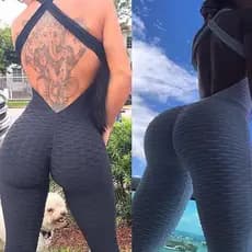 Calça De Yoga Feminina One Piece Plus Ginástica Leggings De Levantamento De Bumbum
