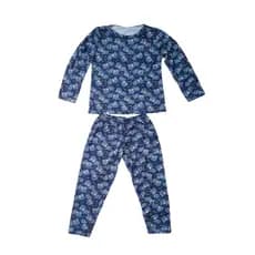 Pijama Infantil Suede Unissex Manga Comprida e Calças Estampado Masculino e Feminino