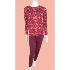 Pijama Feminino Suede Dormir Estampado