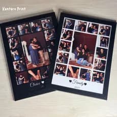 Quadro personalizado dia dos namorados, casal, namoro, frase - Moldura e Acetato A4