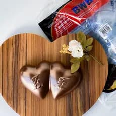 Forma para chocolate BWB - Forma silicone Coração Apaixonado( 3 partes ) Forma Coração Te Amo Te Adoro