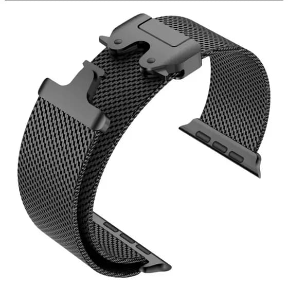Pulseira Estilo Milanês Titanio Qualidade Premium Para Apple Watch 49mm 46mm 45mm 44mm 42mm