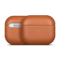 Capa Case Couro Premium Compatível Com Fone AirPods 4 Geração