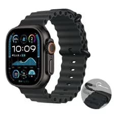 Pulseira Silicone Oceano Premium Para Apple Watch 42mm,,44mm,45mm,46mm,49mm
