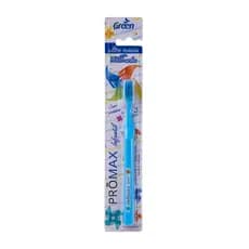 Escova de Dente Infantil Promax - Ultra Macia - c/Capa Protetora de cerda - c/7668 cerdas - Green