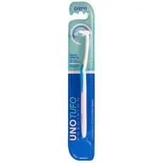 kit c/2 - Escova de Dente - Uno Tufo - Único Tufo - Formato Cônico - Green