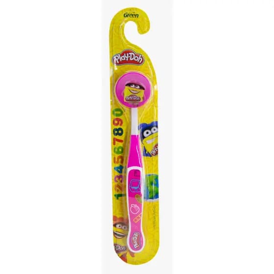 Escova de Dente Infantil Play Doh-Green - Super Macia - c/capa protetora de cerdas - Green
