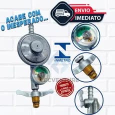 Regulador de Gás com Manômetro para Botijão de 13kg – Segurança, Economia e Controle Total!