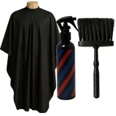 Kit Capa De Corte + Borrifador + Espanador