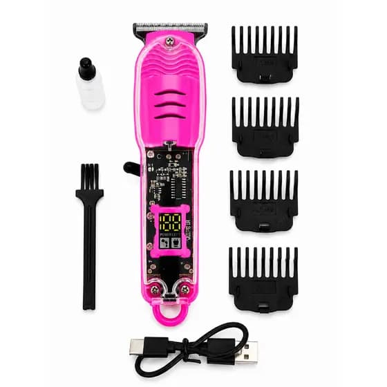 Kit acessórios máquina de corte, kit barbeiro, acessórios barbeiro, máquina de acabamento, pentes guia,