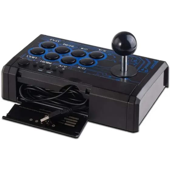 Controle Fliperama Arcade Dobe Para Ps4 Xbox Pc E Outros