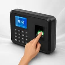Relógio Ponto Biométrico Digital MK-600 USB Bivolt Português