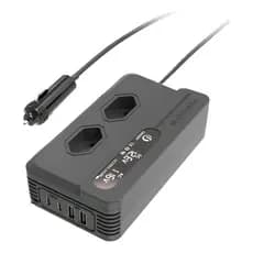 Inversor De Energia Veicular 400w 12v Para 110v Usb Tipo-c