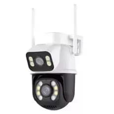 Câmera de segurança WiFI Smart Camera IPC-I100 IP Dual Camera com resolução de 1080p visão nocturna incluída branca/preta