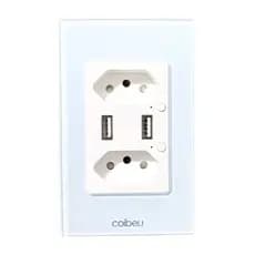 Tomada Inteligente De Painel WiFi 2 USB Colibeu