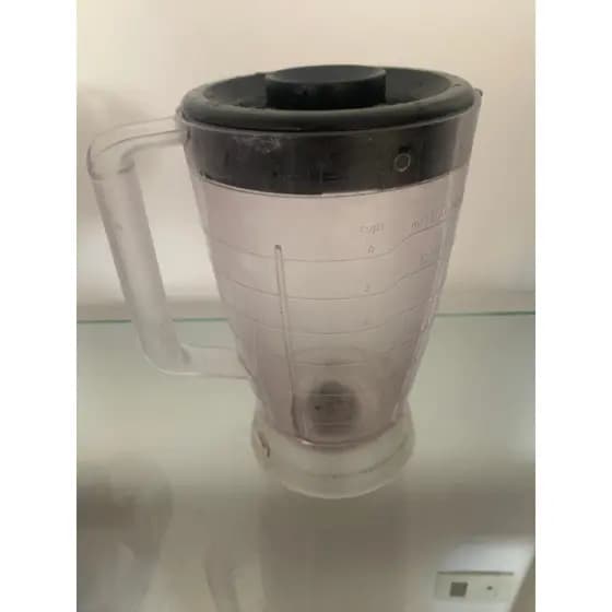 Copo de liquidificador com tampa, usado em um liquidificador Philips Walita, 600w, Powerchop, sem lâmina