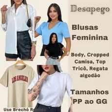 Blusa feminina PP ao G - Desapego
