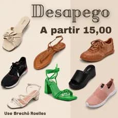 DESAPEGO calçado feminino, sapato, tênis, sandália