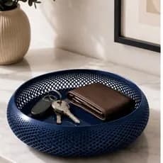 Cesto Porta Objetos Organizador de Mesa Decorativo e Porta Treco Moderno