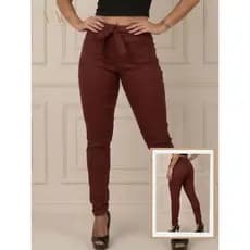 Calça Jogger Bengaline Feminina Estilo Conforto