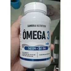 3 Omega 3 Linha samurai Nutrition 540 EPA + 360 DHA original