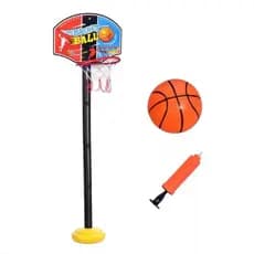 Tabela Basquete Infantil Completa 1,15m Bola Bomba Suporte Regulável