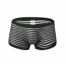 Shorts masculinos moda masculina cueca Boxer de malha listrada