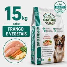 Ração Super Premium 15kg para Cães com Ômega 3 e 6
