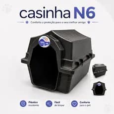 Casinha Para Cachorro N6 Médio e Pequeno Porte Casinha De Cachorro