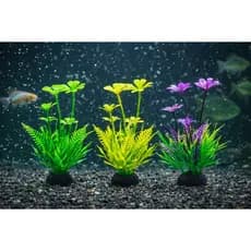 Kit Com 6uns Planta Artificial Decorativa Para Aquário 10CM 26-C-1101