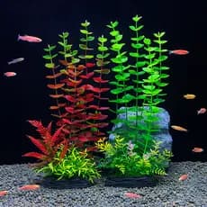 Planta Artificial Aquario Enfeite e Decoração 28cm C1157