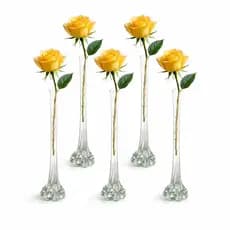 Kit Solitários Vidro Castiçal 20cm Decoração Festa Casamento Chá de Bebê Mesa
