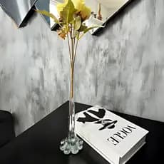 25 Vaso Solitário De Vidro Para Flor E Decoração De Casa E Festa 20cm