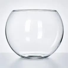 Vaso Aquario Redondo De Vidro Grande 5 Litros Decoração