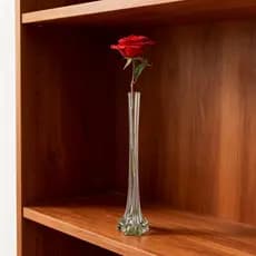 Vaso Solitário 20cm  Tulipa Vidro Decorativo Mesa Casamento Festas Eventos Decoração
