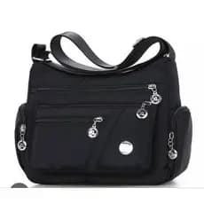 Bolsa nylon impermeável ombro e transvesal