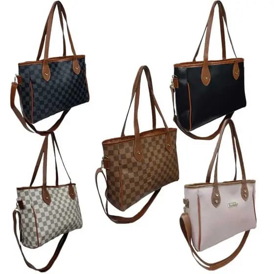 Kit 05 bolsas transversal - bolsa no atacado