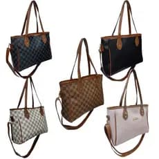 Kit 05 bolsas transversal - bolsa no atacado