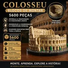5600 Peças Brinquedos de Construção Blocos de Montar Coliseu Modelo Arquitetura DIY Educativo Presente Criativo Crianças