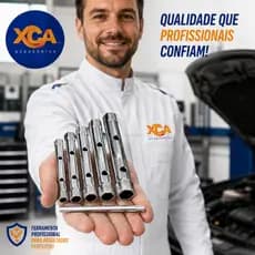 Chave De Vela Tubular Carro Moto Jogo 6 Peças 8 9 10 11 12 13 14 15 16 17mm