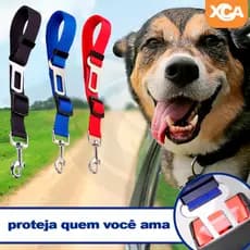 Cinto de Segurança Pet Para Cachorro e Gato Ajustável Universal Para Carro