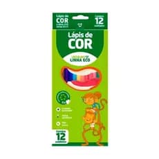 Lápis de cor Leo&Leo Linha Eco com 12 cores -  Lápis escolar, Lápis de colorir.