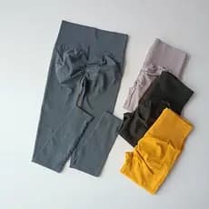 Calça Esportiva Sem Costura De Cintura Alta Leggings Ver Corrida Esmagadora Bumbum