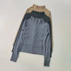 Casaco Esportivo Para Mulheres , Slim Fit , Profissional , Secagem Rápida , Corrida , Manga Comprida , Camisa Pratiyog ,