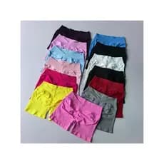 Shorts De Yoga Sem Costura De Cintura Alta Feminino Esportes De Fitness Banda Baixa Com Nervuras Scrunch Bunda Treino Bo