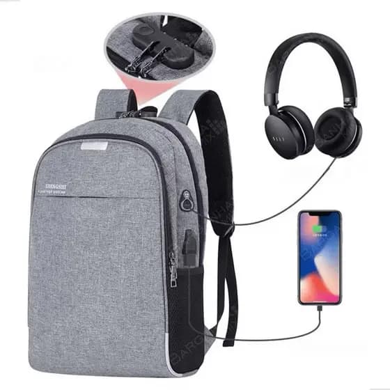 Mochila Masculina Anti Furto Bolsa Para Notebook 15 Impermeável 35 L